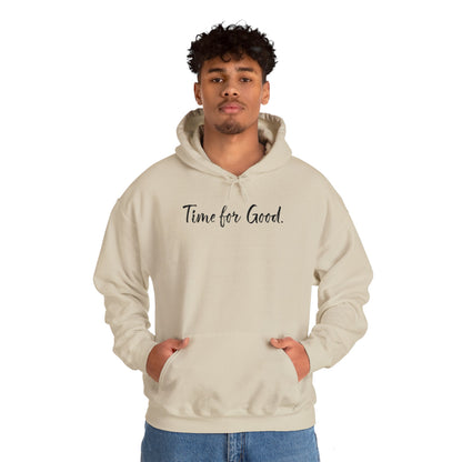 Time for Good (Front), Time for God (Back) Hoodie