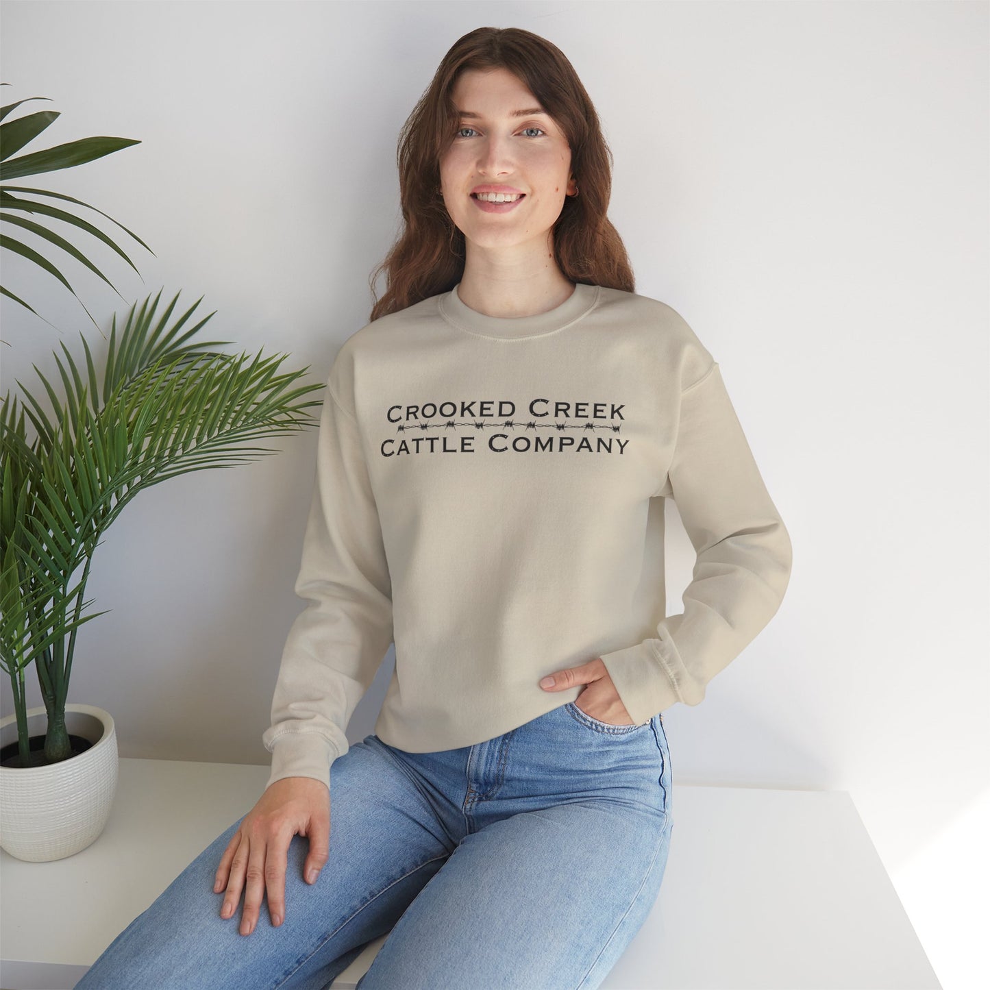 Classic Crooked Creek Cattle Company Crewneck