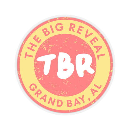 The Big Reveal Circle Sticker