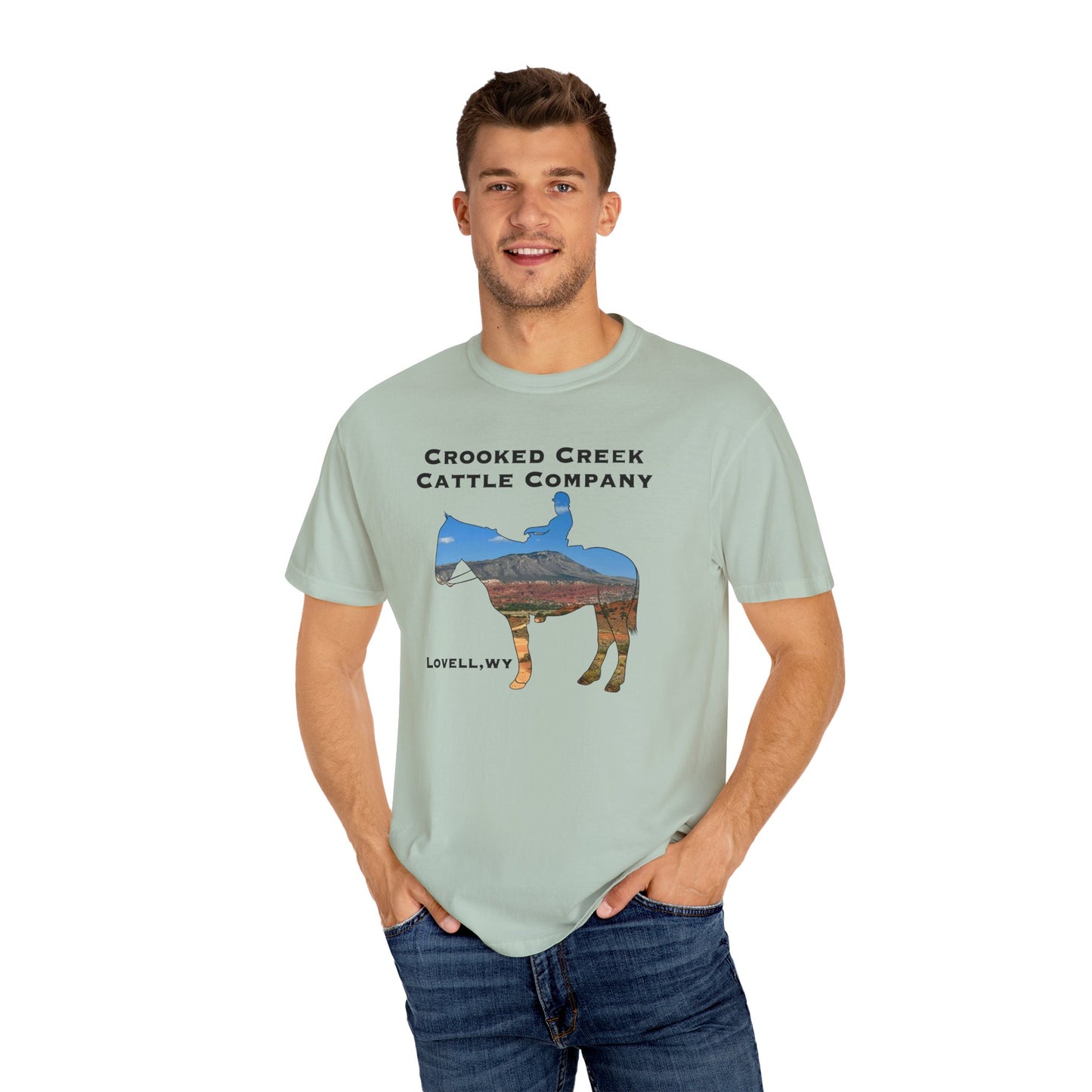 Crooked Creek Horse Mountain Design Shirt