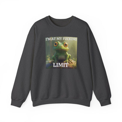 I'm At My Fucking Limit Crewneck