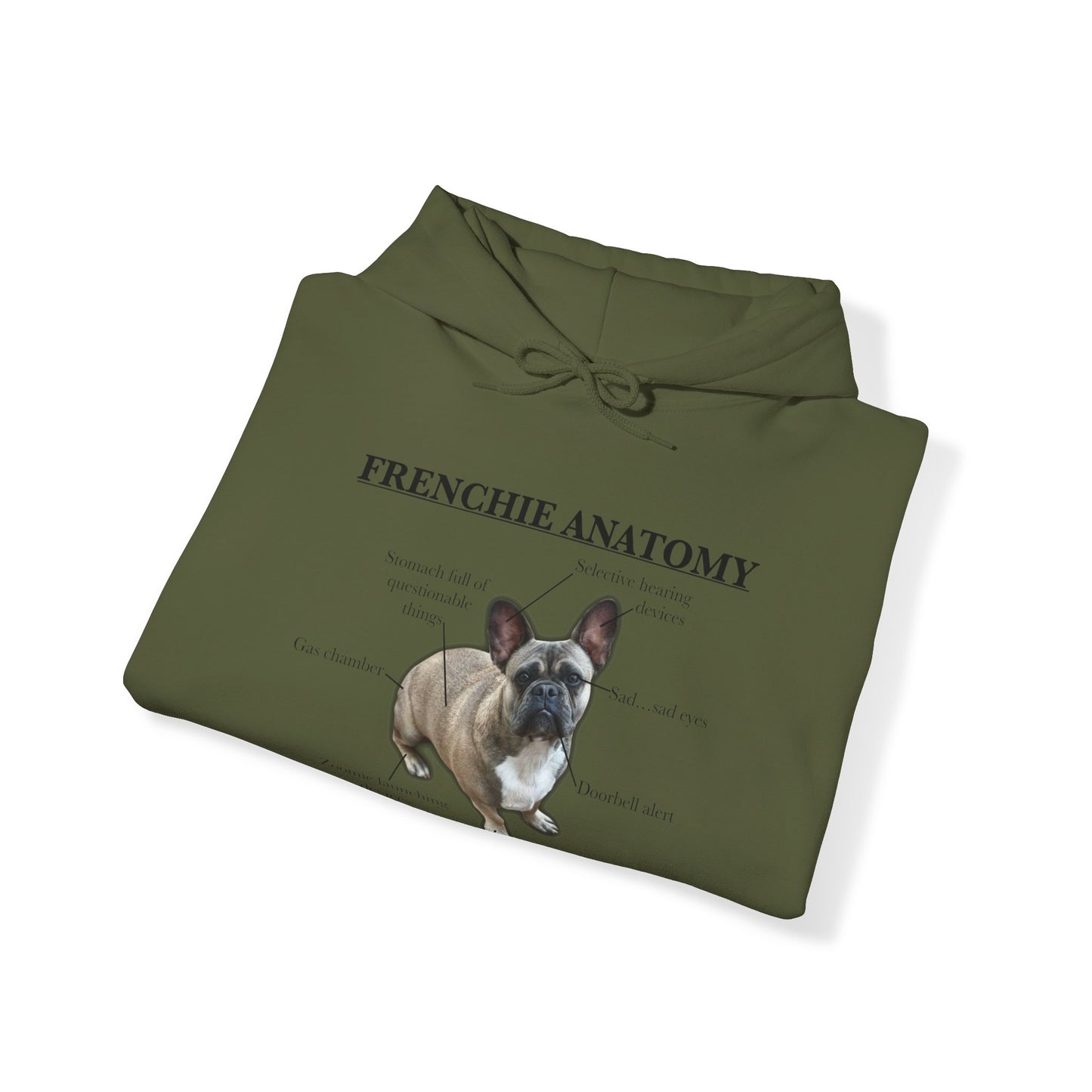 Frenchie Anatomy Hoodie