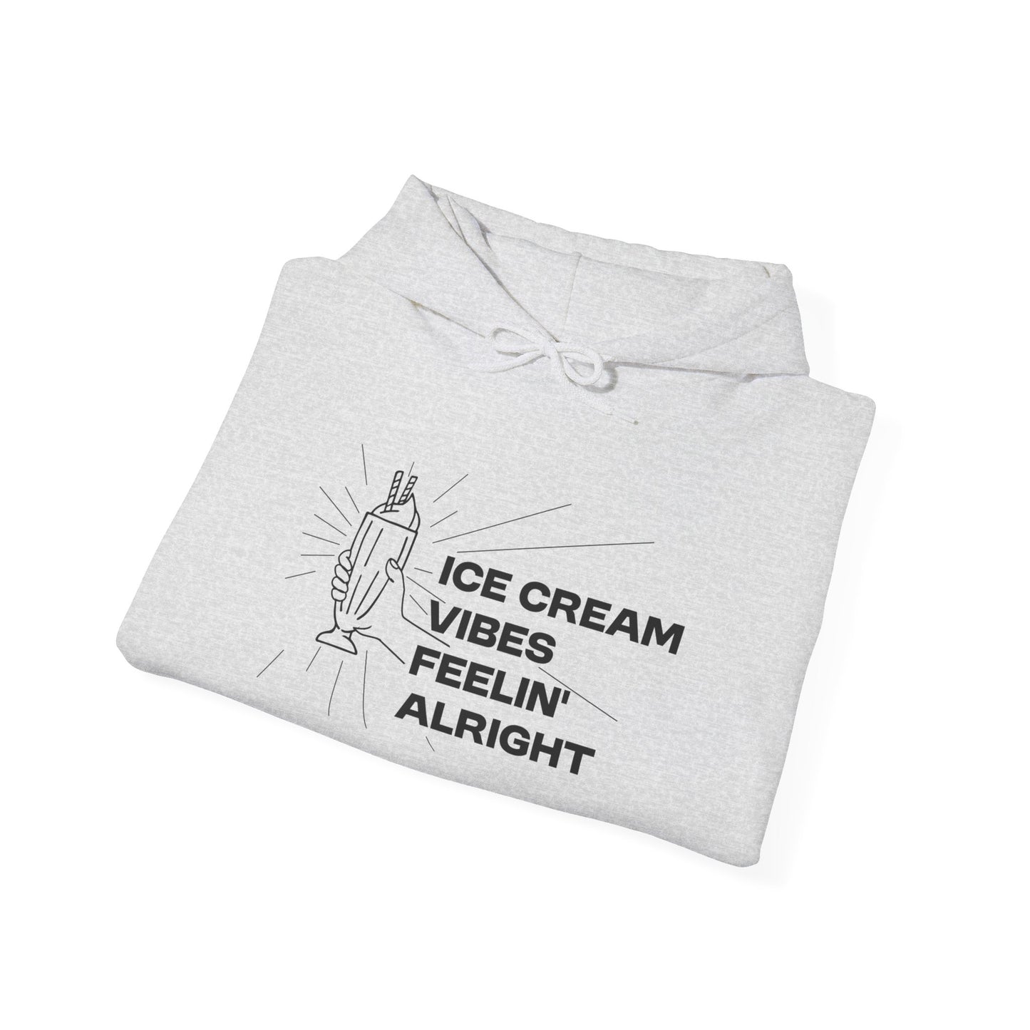 Ice Cream Vibes Feelin' Alright Hoodie