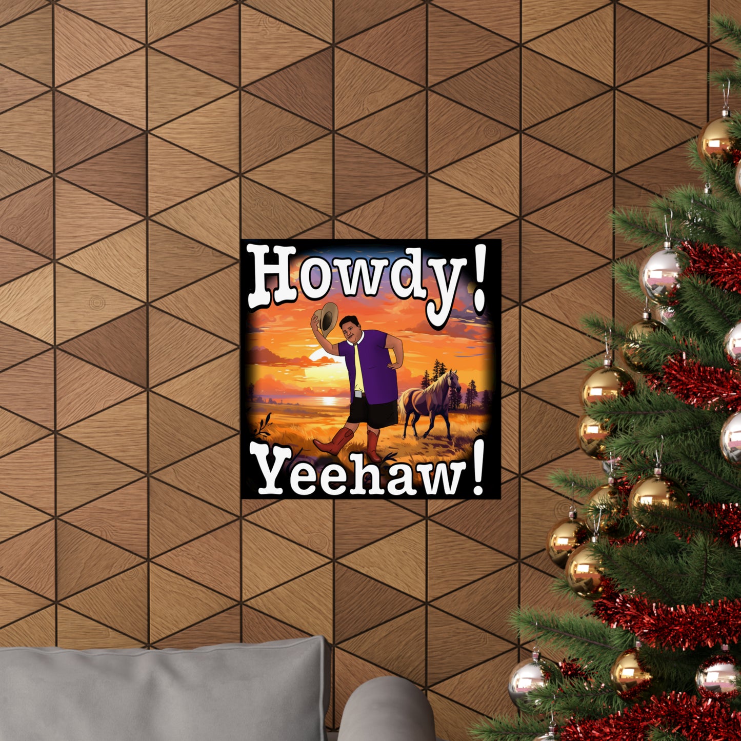 Howdy Yeehaw MG Poster