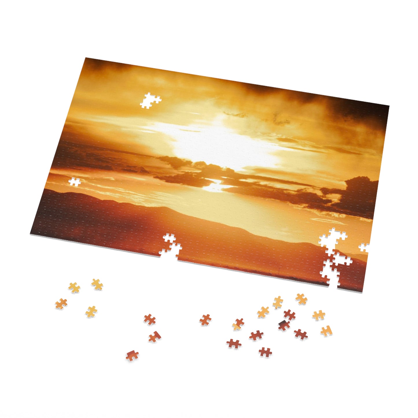 Golden Sunset Puzzle