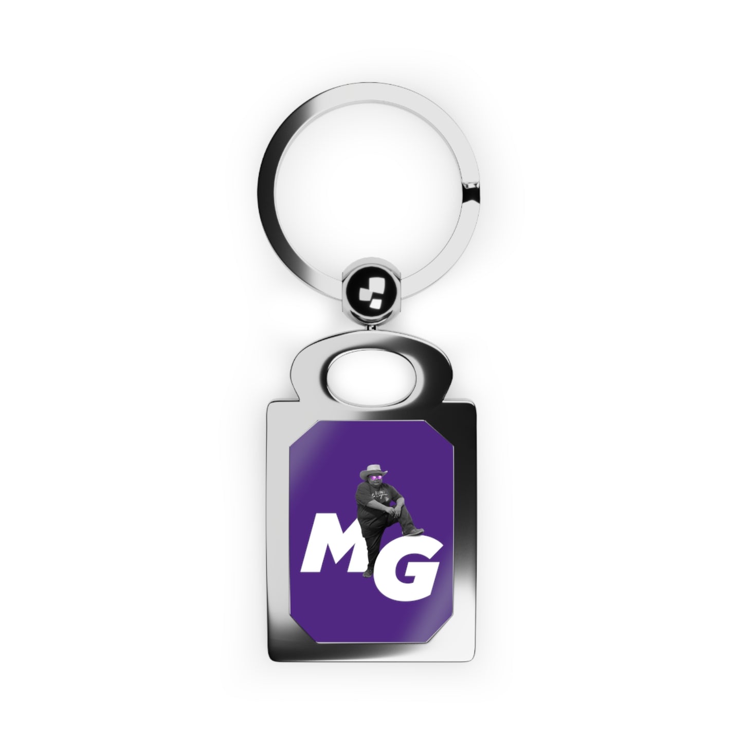 MG Standing On Business Keychain