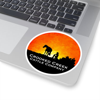 Crooked Creek Cattle Company Sticker