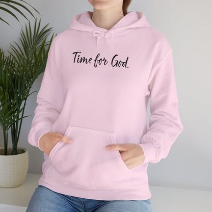 Time for God (Front), Time for Good (Back) Hoodie