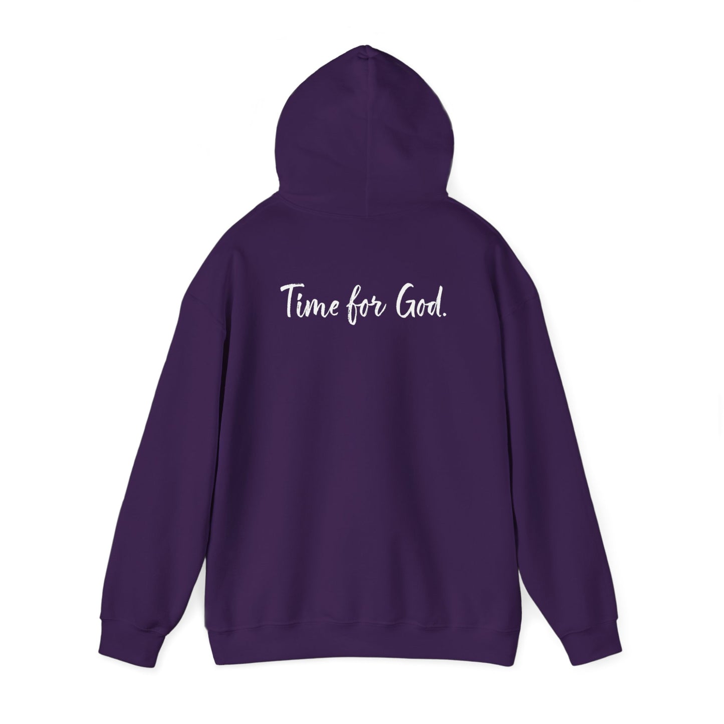 Time for Good (Front), Time for God (Back) Hoodie