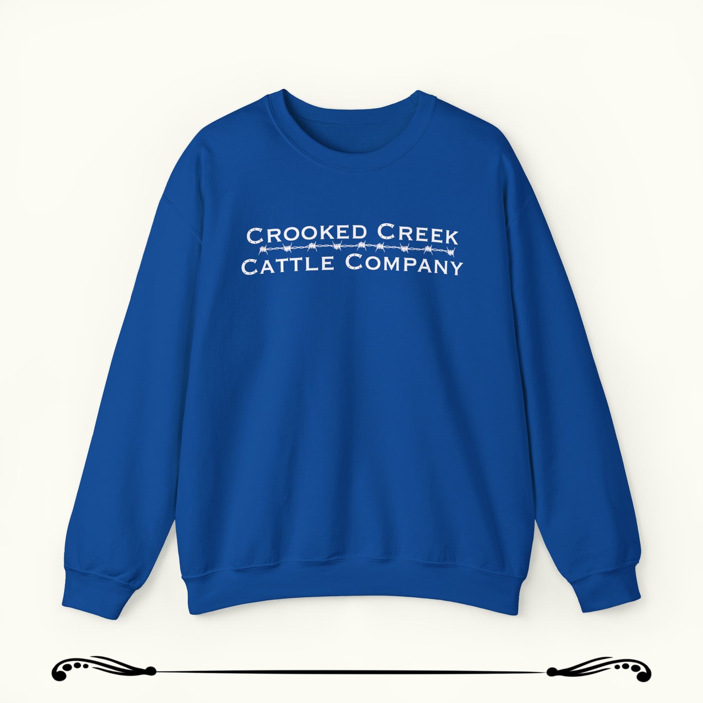 Classic Crooked Creek Cattle Company Crewneck