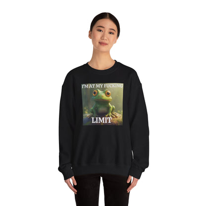 I'm At My Fucking Limit Crewneck