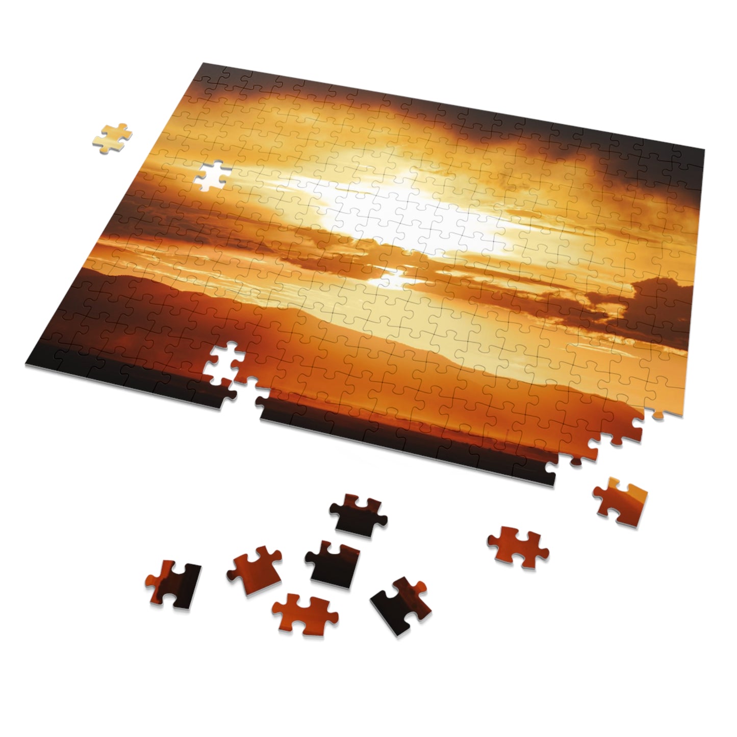 Golden Sunset Puzzle