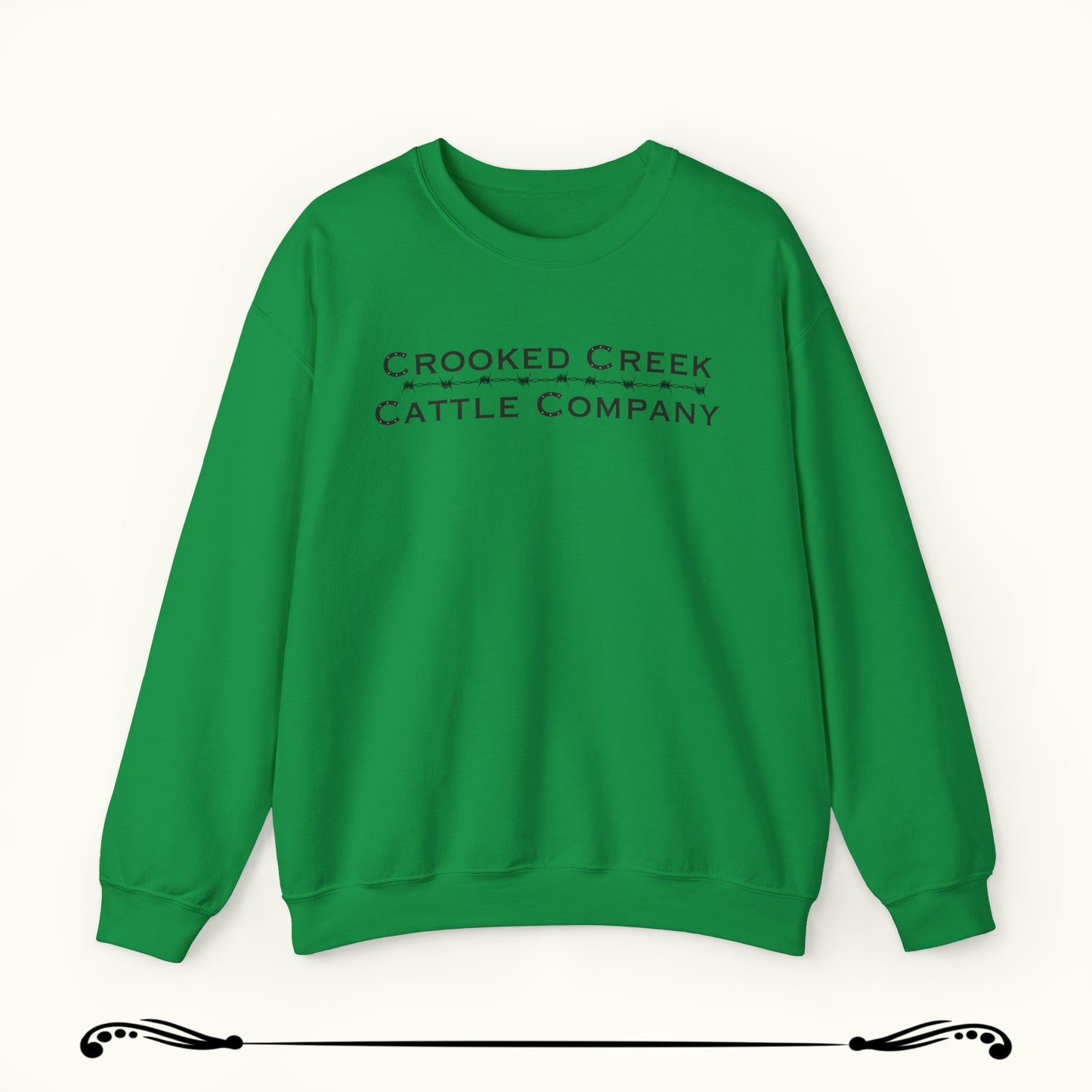 Classic Crooked Creek Cattle Company Crewneck