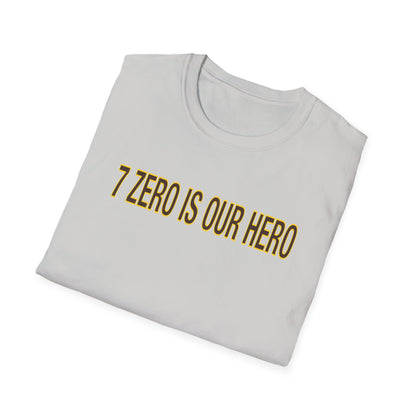 7 Zero is Our Hero With The Number 70 on The Back, Rex Merch