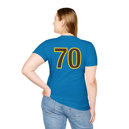 7 Zero is Our Hero With The Number 70 on The Back, Rex Merch