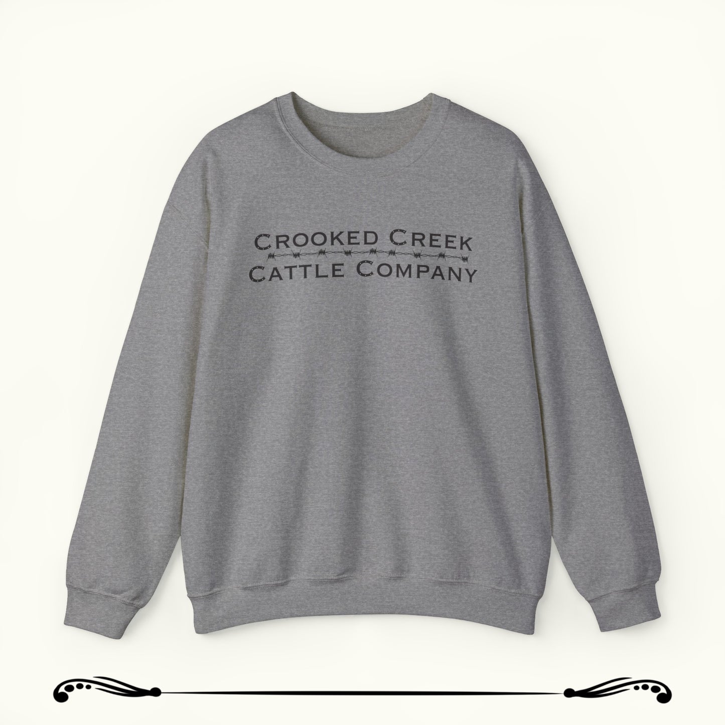 Classic Crooked Creek Cattle Company Crewneck