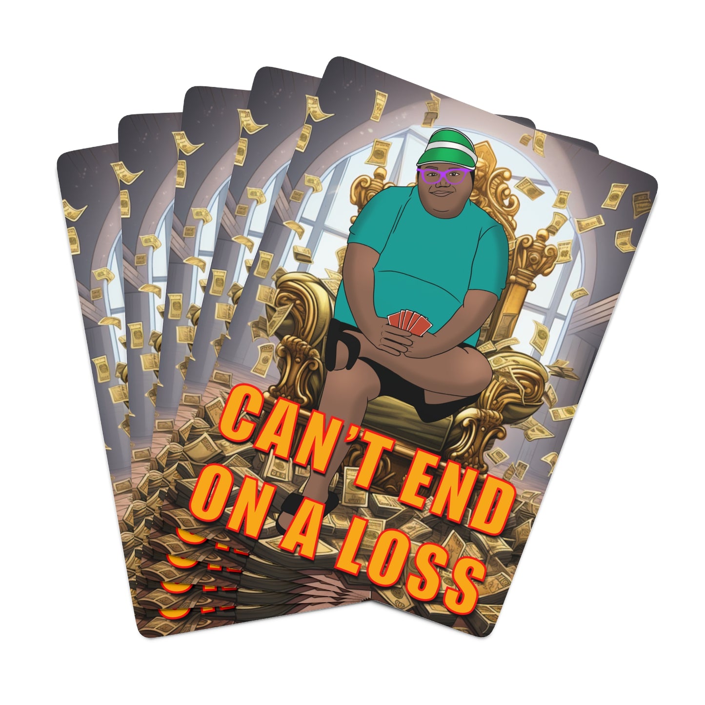 Can't End On A Loss MG Poker Cards