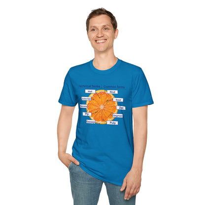 Literally Just a Shirt With a Diagram of An Orange On It