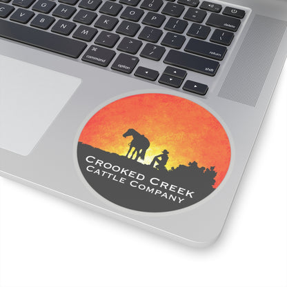 Crooked Creek Cattle Company Sticker