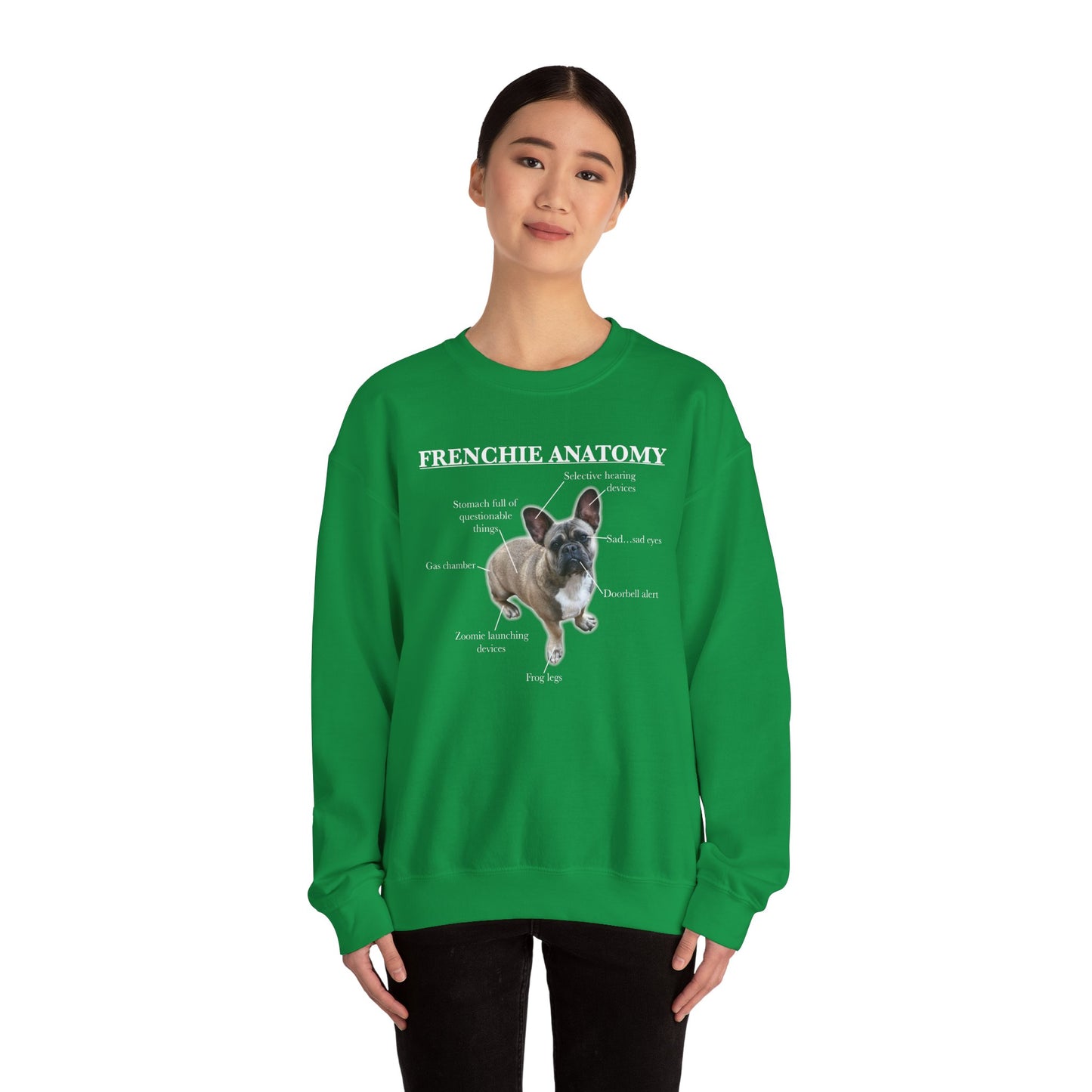 Frenchie Anatomy Crewneck