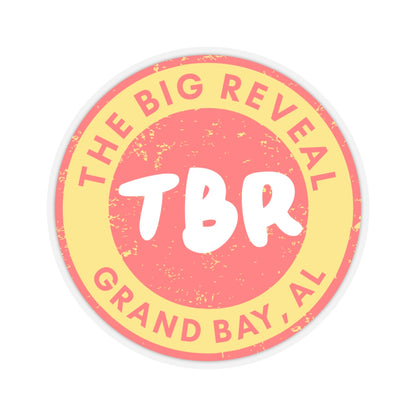 The Big Reveal Circle Sticker