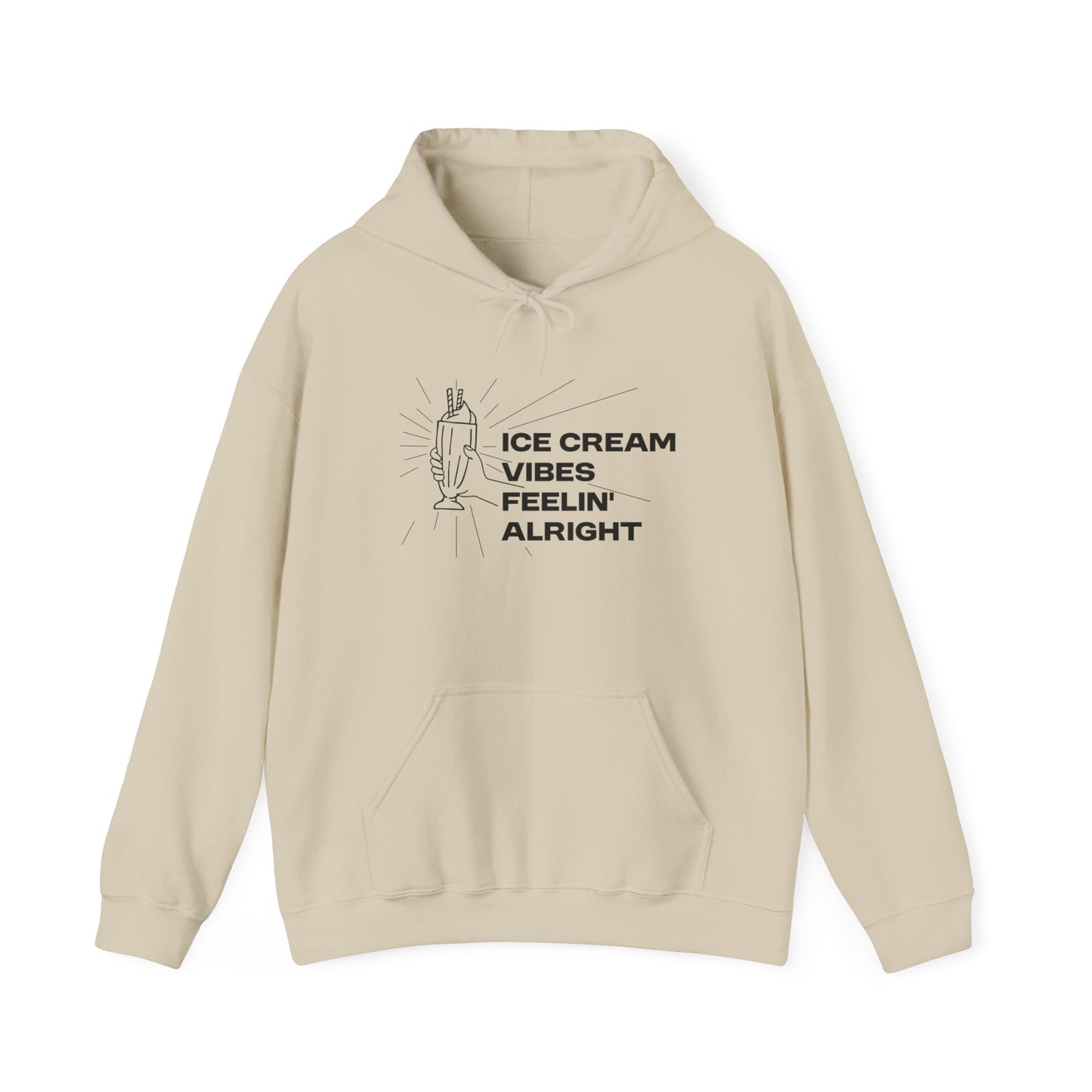 Ice Cream Vibes Feelin' Alright Hoodie