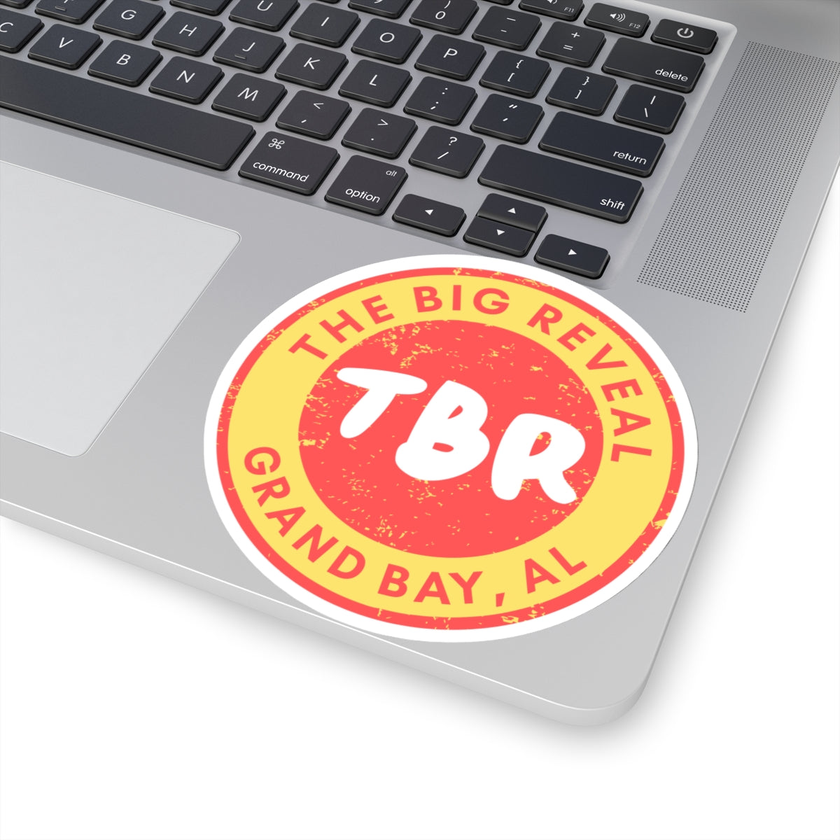 The Big Reveal Circle Sticker