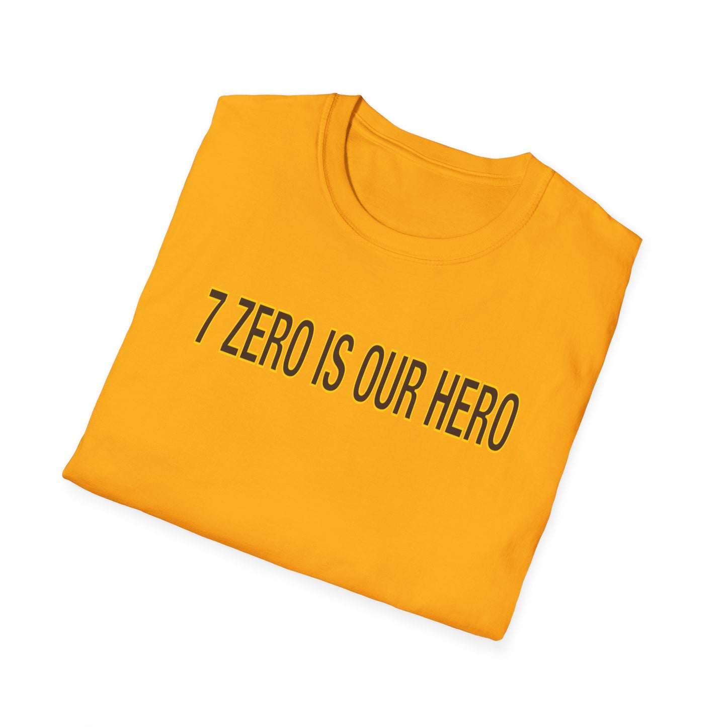 7 Zero is Our Hero With The Number 70 on The Back, Rex Merch