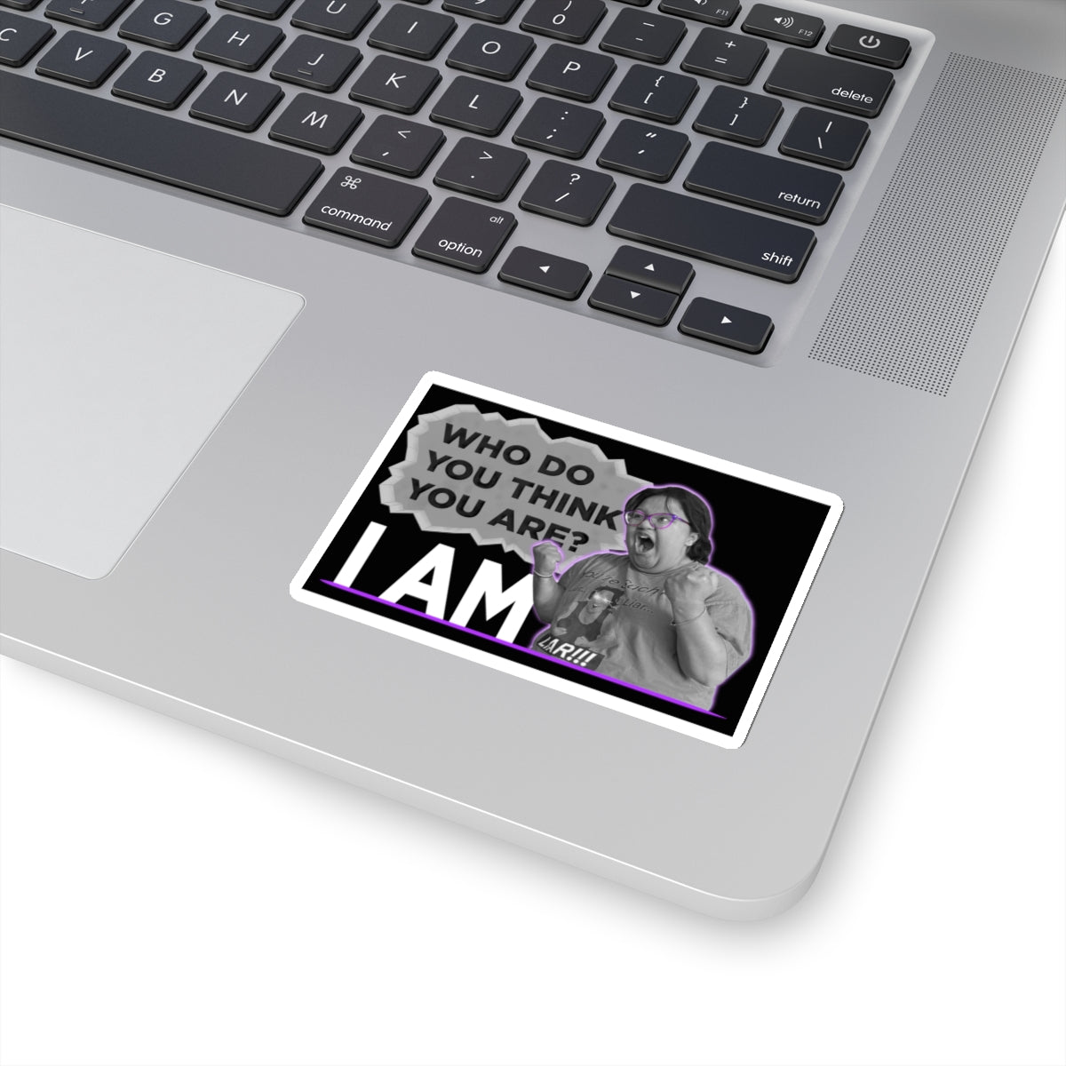 Who do you think you are? I am! MG Sticker