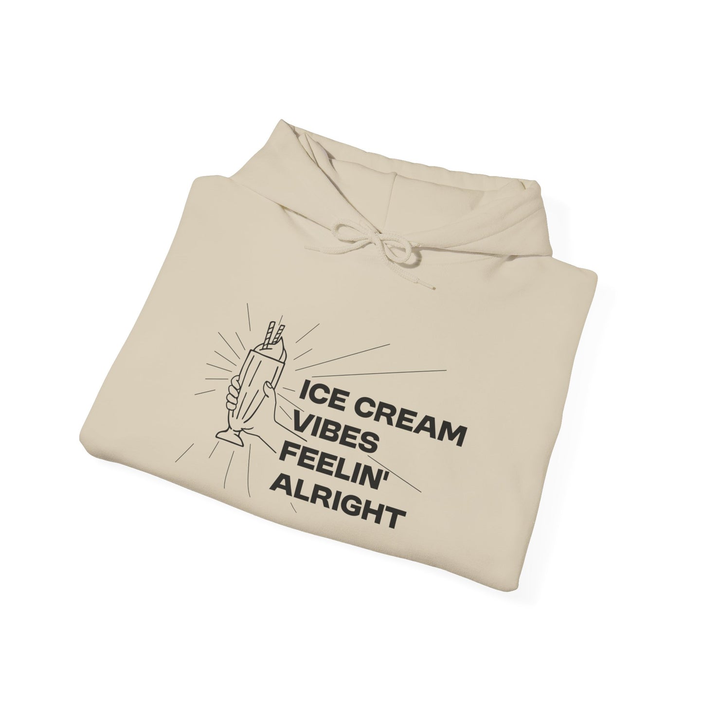 Ice Cream Vibes Feelin' Alright Hoodie