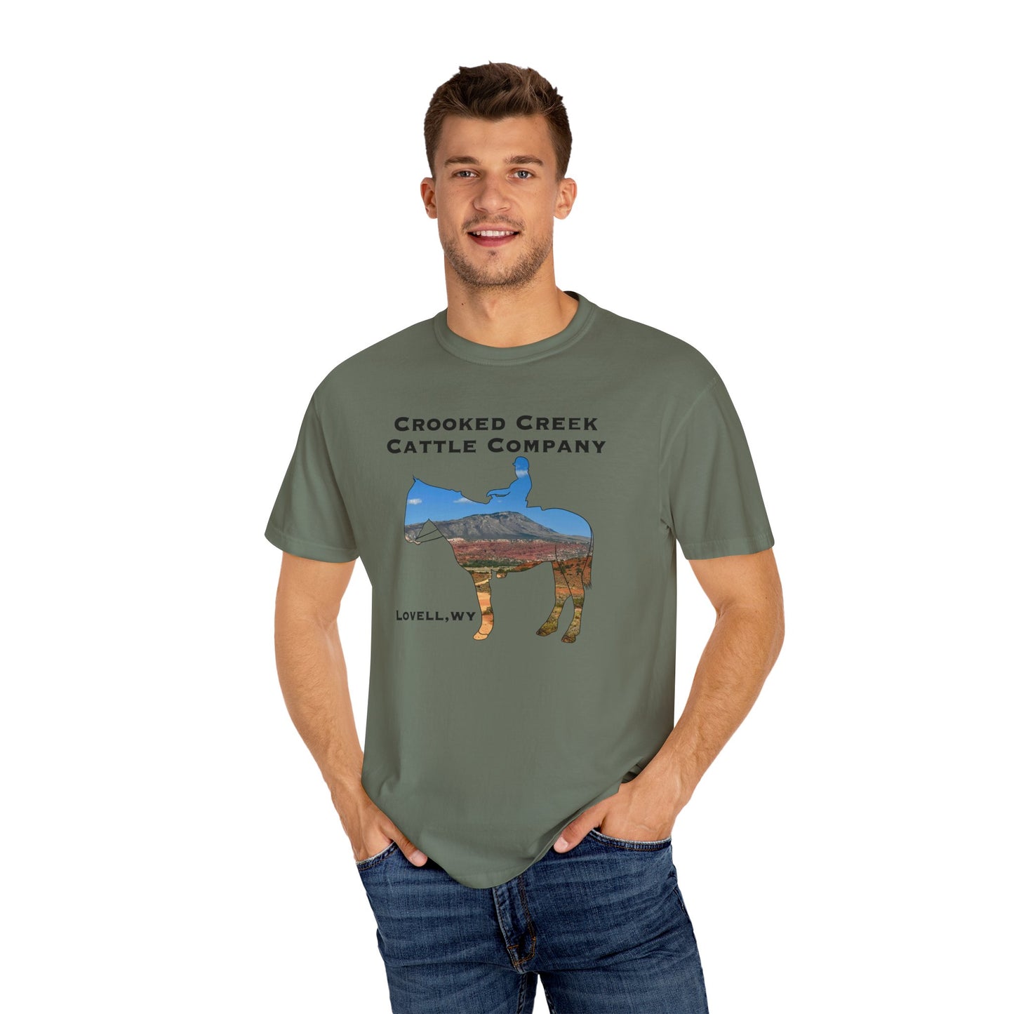 Crooked Creek Horse Mountain Design Shirt