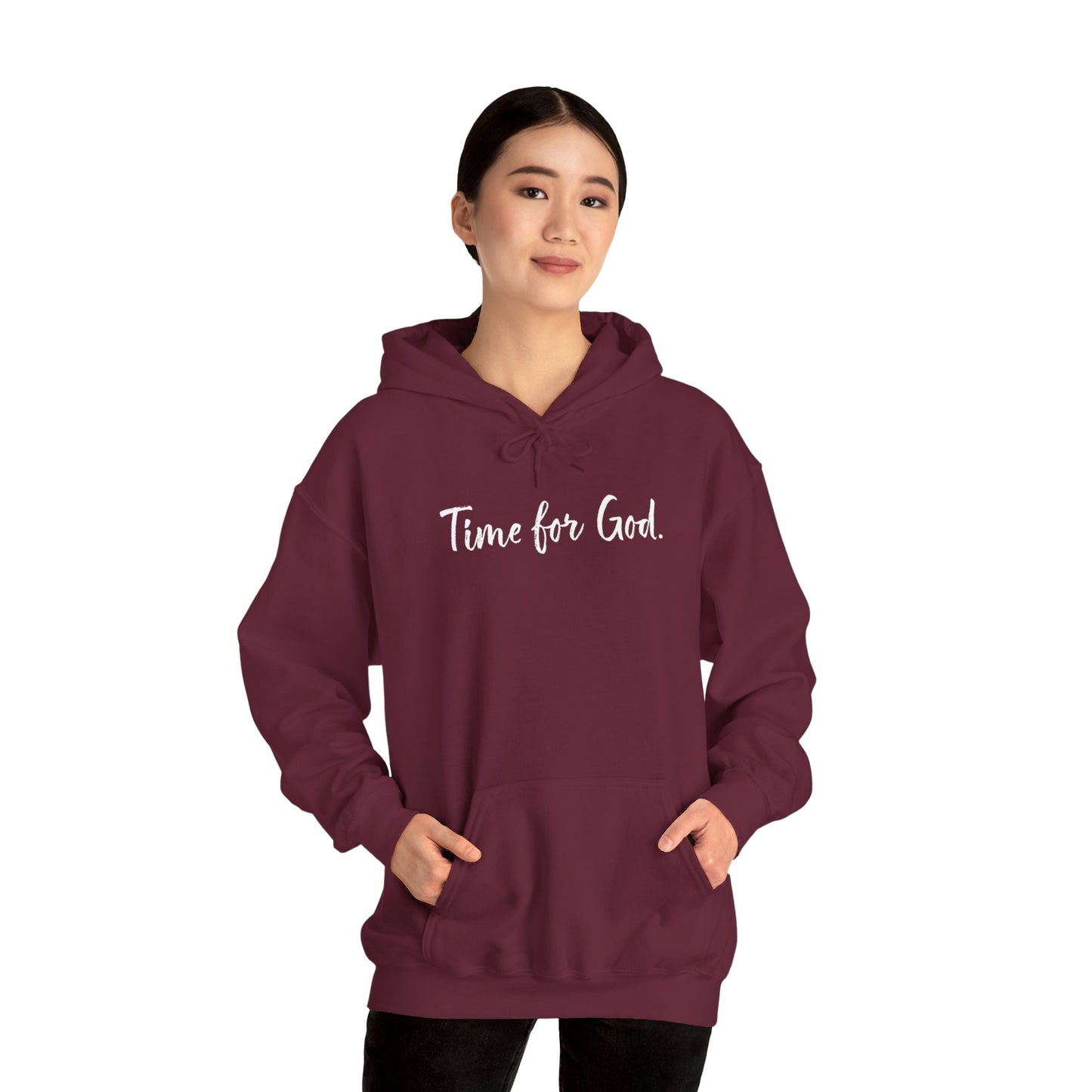 Time for God (Front), Time for Good (Back) Hoodie