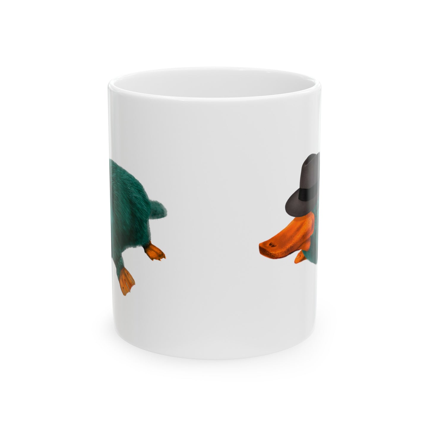 Hyperrealistic Perry The Platypus Mug
