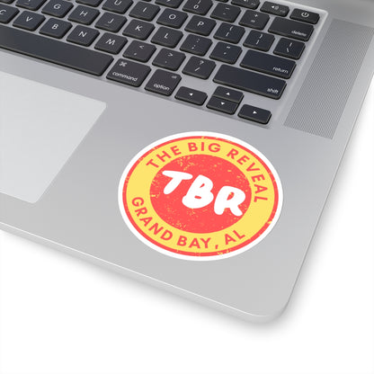 The Big Reveal Circle Sticker