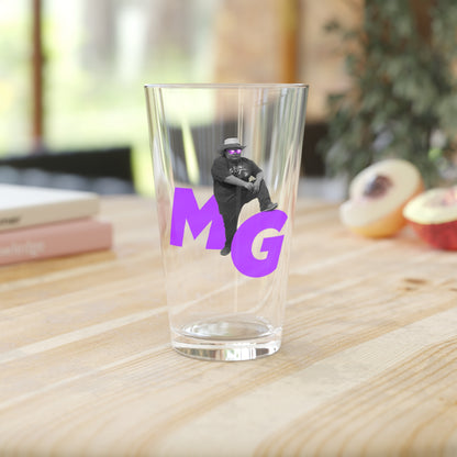 MG Standing On Business Pint Glass