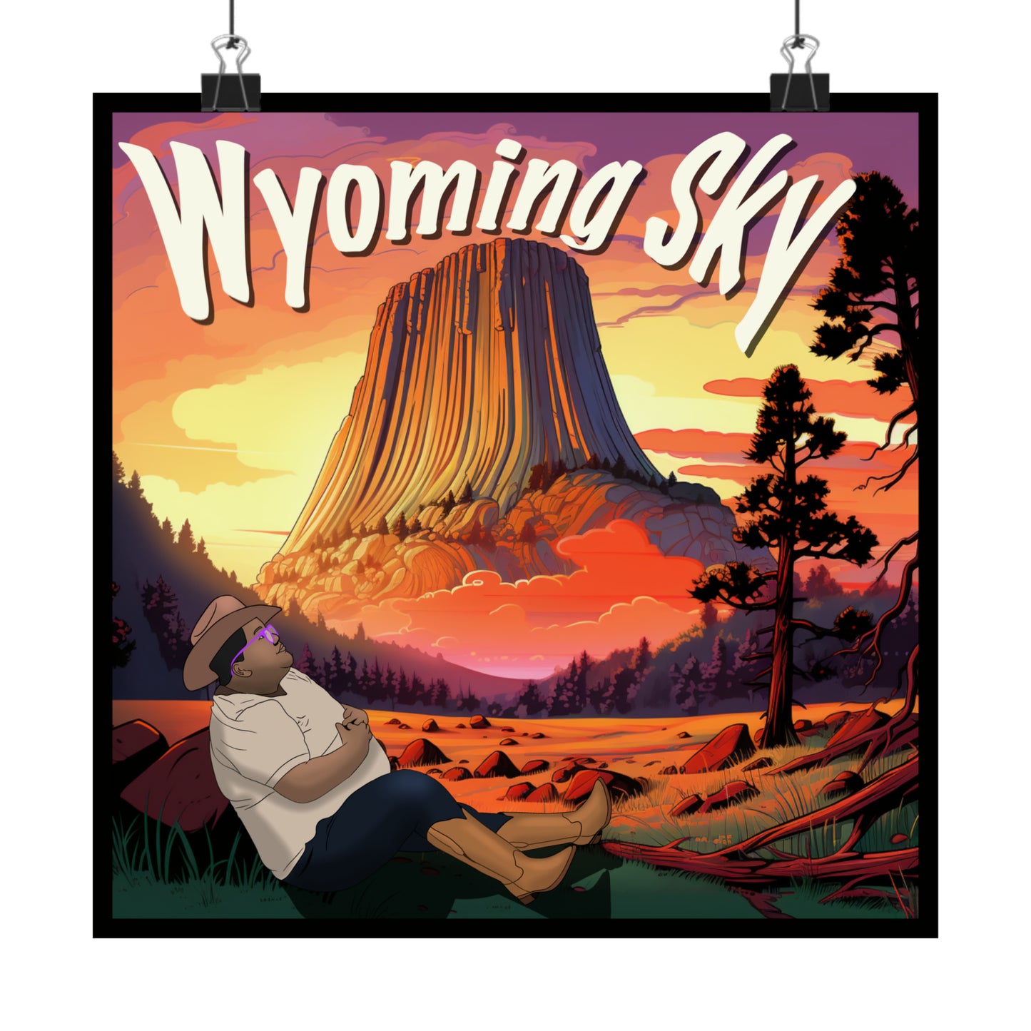 Wyoming Sky MG Poster