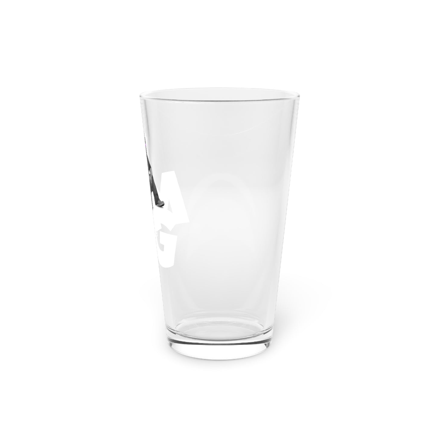 MG Standing on Business Pint Glass, 16oz