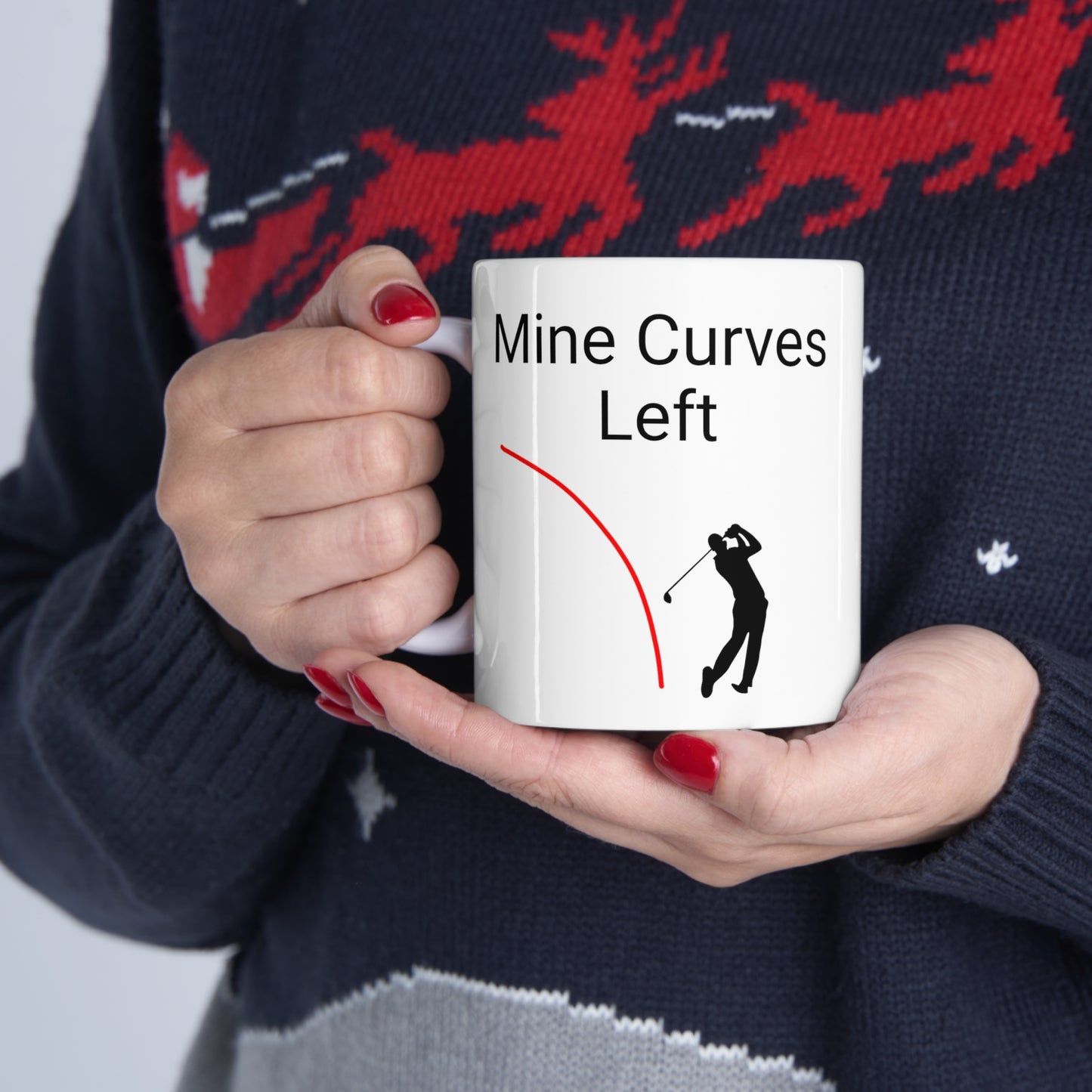 Mine Curves Left Mug